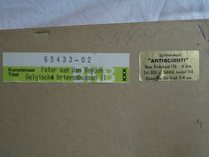 Peter van der Heijden - Ets en aquatint , Belgische brievenbussen – gesigneerd – 1977 – nr 1 van 12 kopen? Bied vanaf 50!