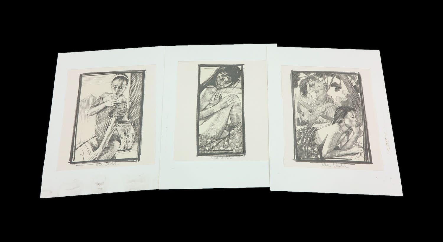 Nico Vrielink - Lot van drie litho's kopen? Bied vanaf 60!