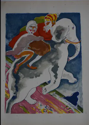 Kees van Dongen - Houtgravure - L'Éléphant Blanc kopen? Bied vanaf 50!