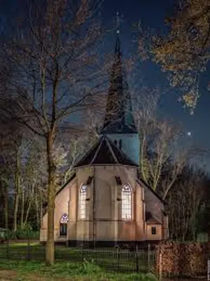 Johannes Elsinga - witte kerkje Neerbosch (1942) kopen? Bied vanaf 379!