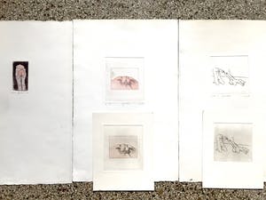 Geurt van Dijk - 5 ondeugende etsen / Zeer kleine oplage, handgesigneerd - 1973 kopen? Bied vanaf 1!