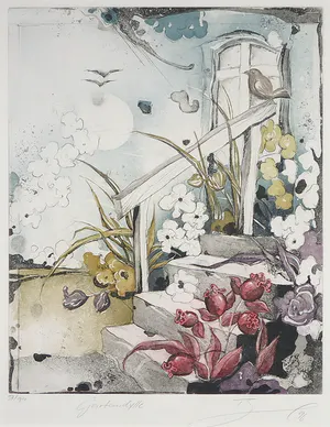 Rüdiger Brassel - Kleurenets, Gartenidylle kopen? Bied vanaf 1!