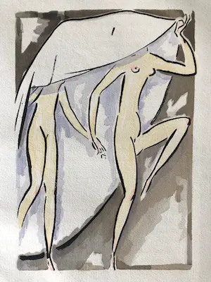 Kees van Dongen - Naakt dansen - 1925 kopen? Bied vanaf 175!