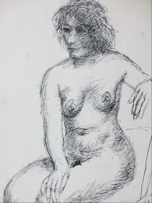 Jos van den Berg - Drie naakten - Tekeningen kopen? Bied vanaf 1!