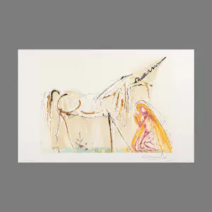 Salvador Dali - La licorne kopen? Bied vanaf 700!