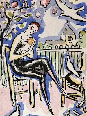 Kees van Dongen - Kees van Dongen - Moeder en kind - 1925 kopen? Bied vanaf 225!