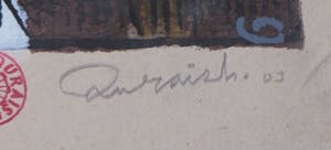Mohammed Quraish - Zeefdruk, Flying III (Groot) kopen? Bied vanaf 1!