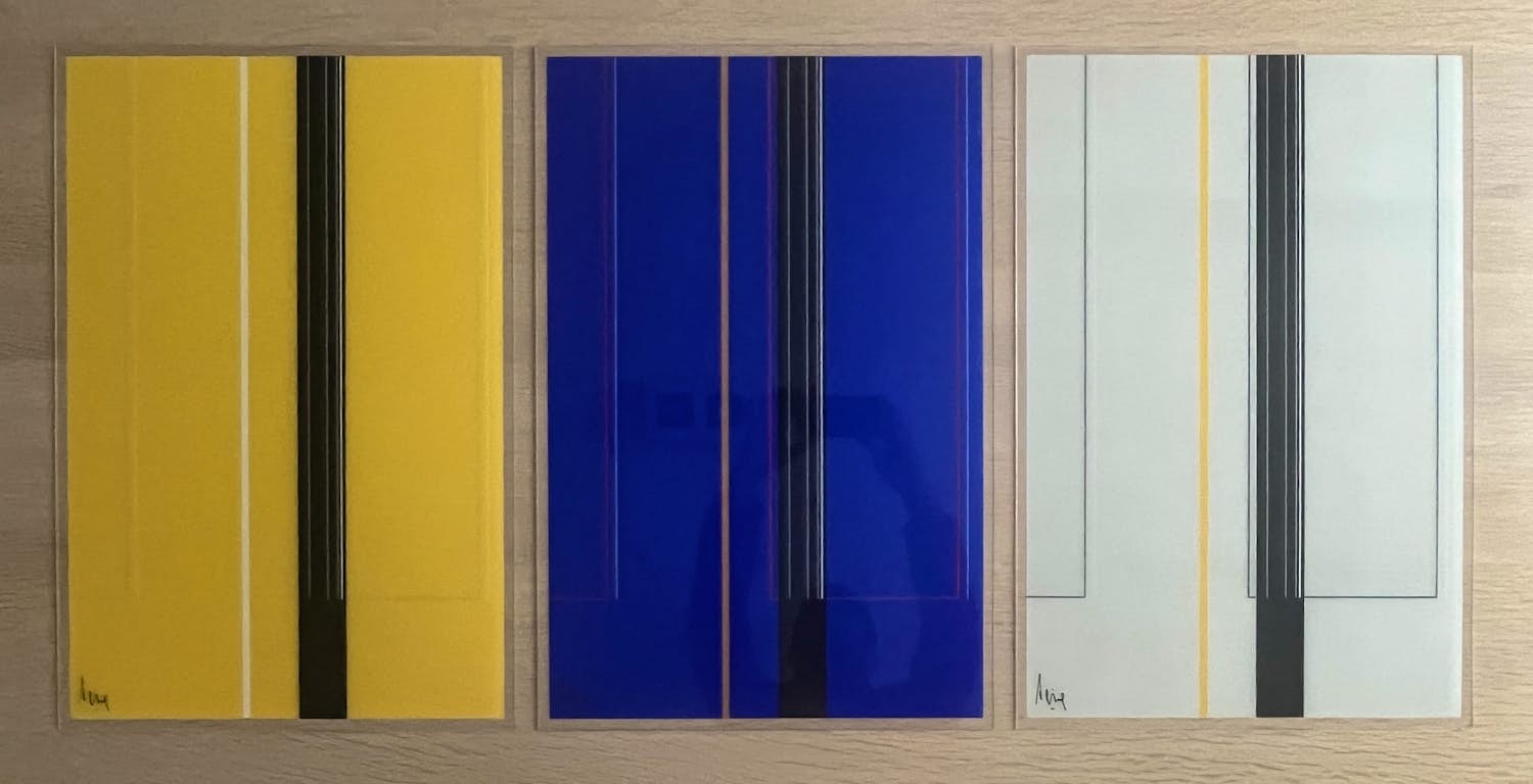 Luc Peire - Triptiek - COMPLEET - M78 Geel - M79 Blauw - M 80 Lichtgrijs kopen? Bied vanaf 1045!