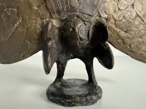 Ek van Zanten - bronzen sculptuur | 'Pauw' kopen? Bied vanaf 750!