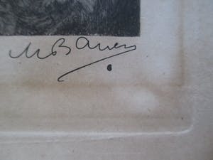 Marius Bauer - Gravure kopen? Bied vanaf 35!