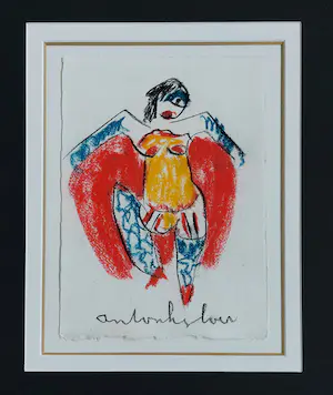 Anton Heyboer - Cancan danseres kopen? Bied vanaf 395!