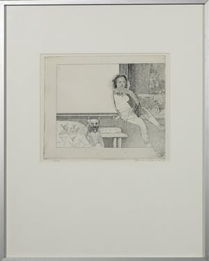 Pat Andrea - Ets, Zonder titel - Ingelijst kopen? Bied vanaf 40!