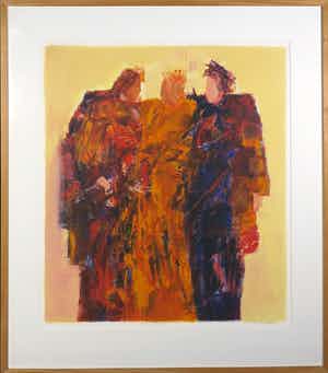 Wil Willemsen - Zeefdruk, Close to you - Ingelijst (Groot) verkocht voor € 50!