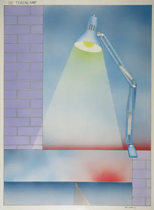 Theo Wolters - Airbrush op papier, De tekenlamp kopen? Bied vanaf 1!