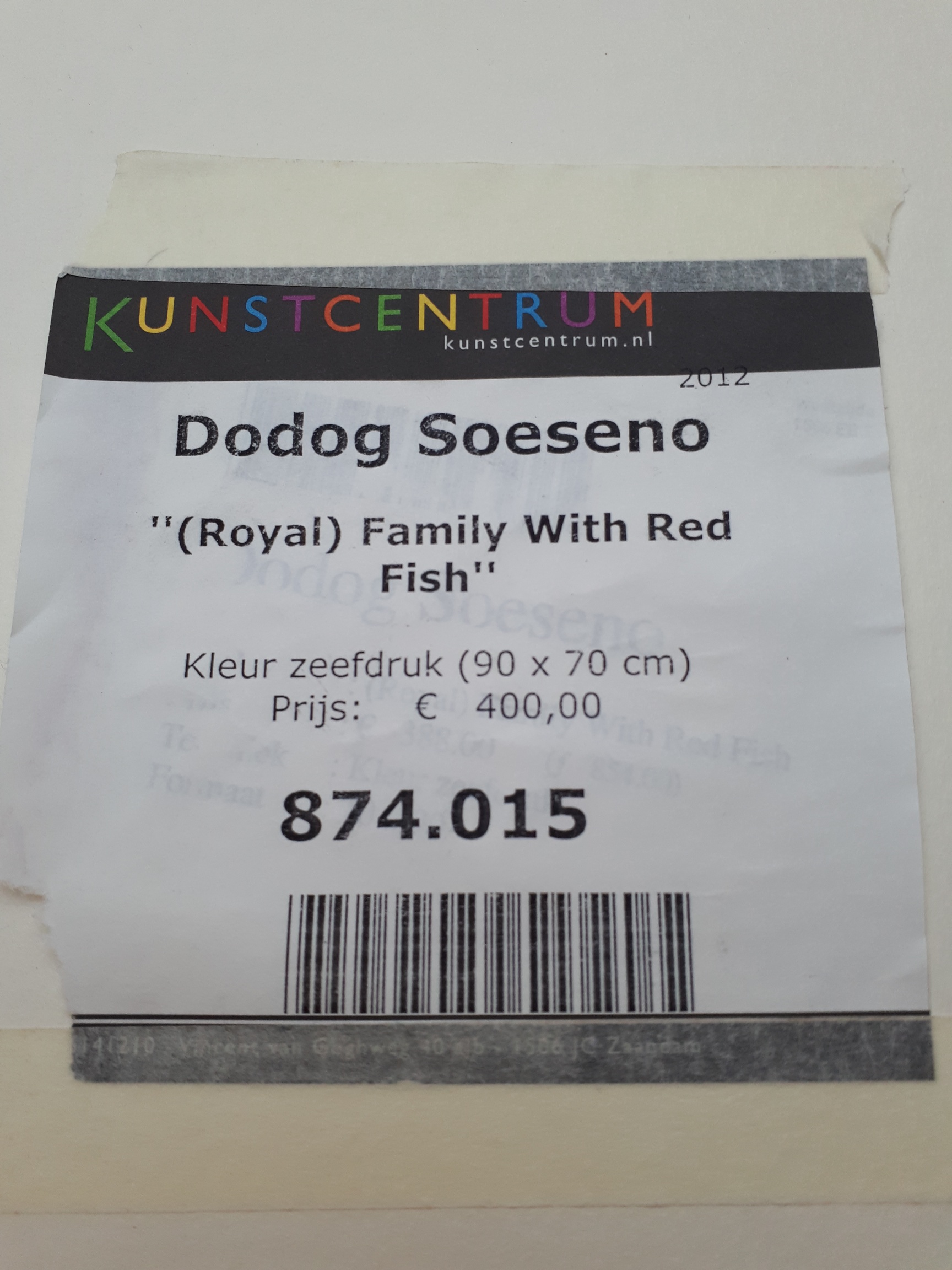Dodog Soeseno - (Royal) family with red fish kopen? Bied vanaf 10!