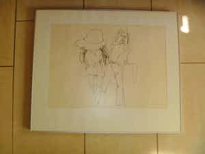 John Lennon - afgeprijst : lithografische prent uit de Bag One map verkocht voor € 79!