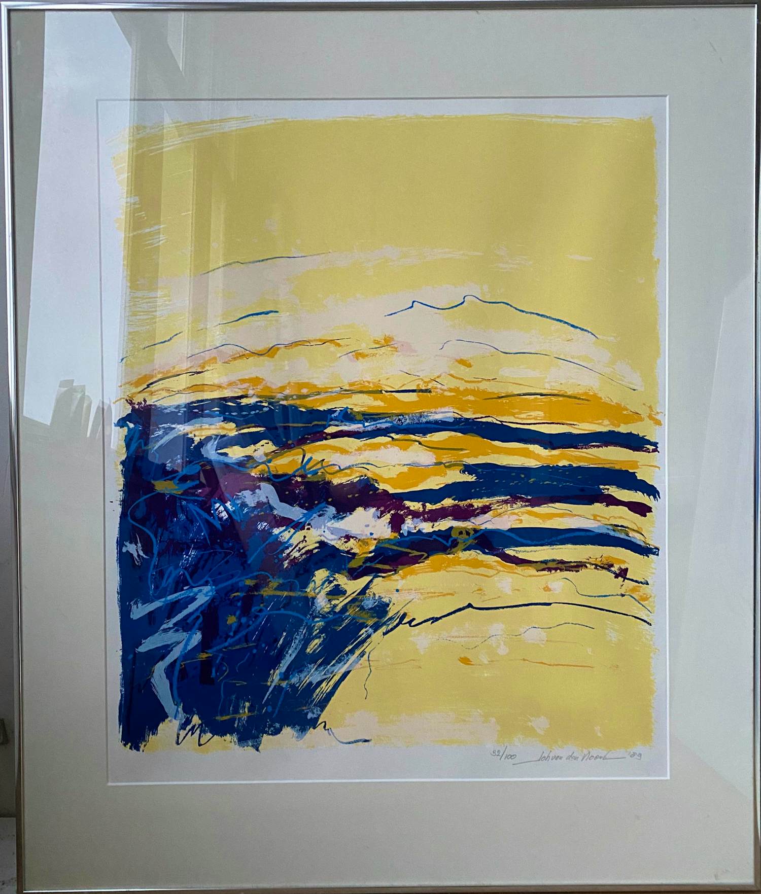 Johann van den Noort - Rivier in zee kopen? Bied vanaf 45!