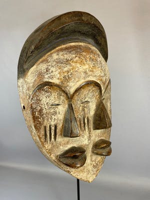 Ibibio - African Ibibio Twin face Mask - Nigeria. kopen? Bied vanaf 45!