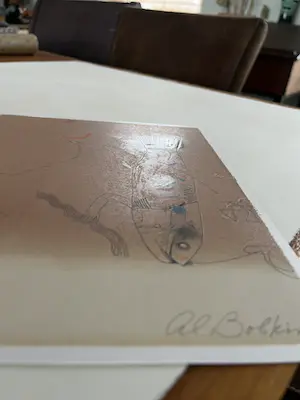 Alexander Bobkin - Uniek werk - Gemengde techniek - 1993 kopen? Bied vanaf 225!