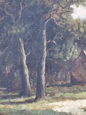 B.H.C. Mulder - Hollands landschap kopen? Bied vanaf 25!