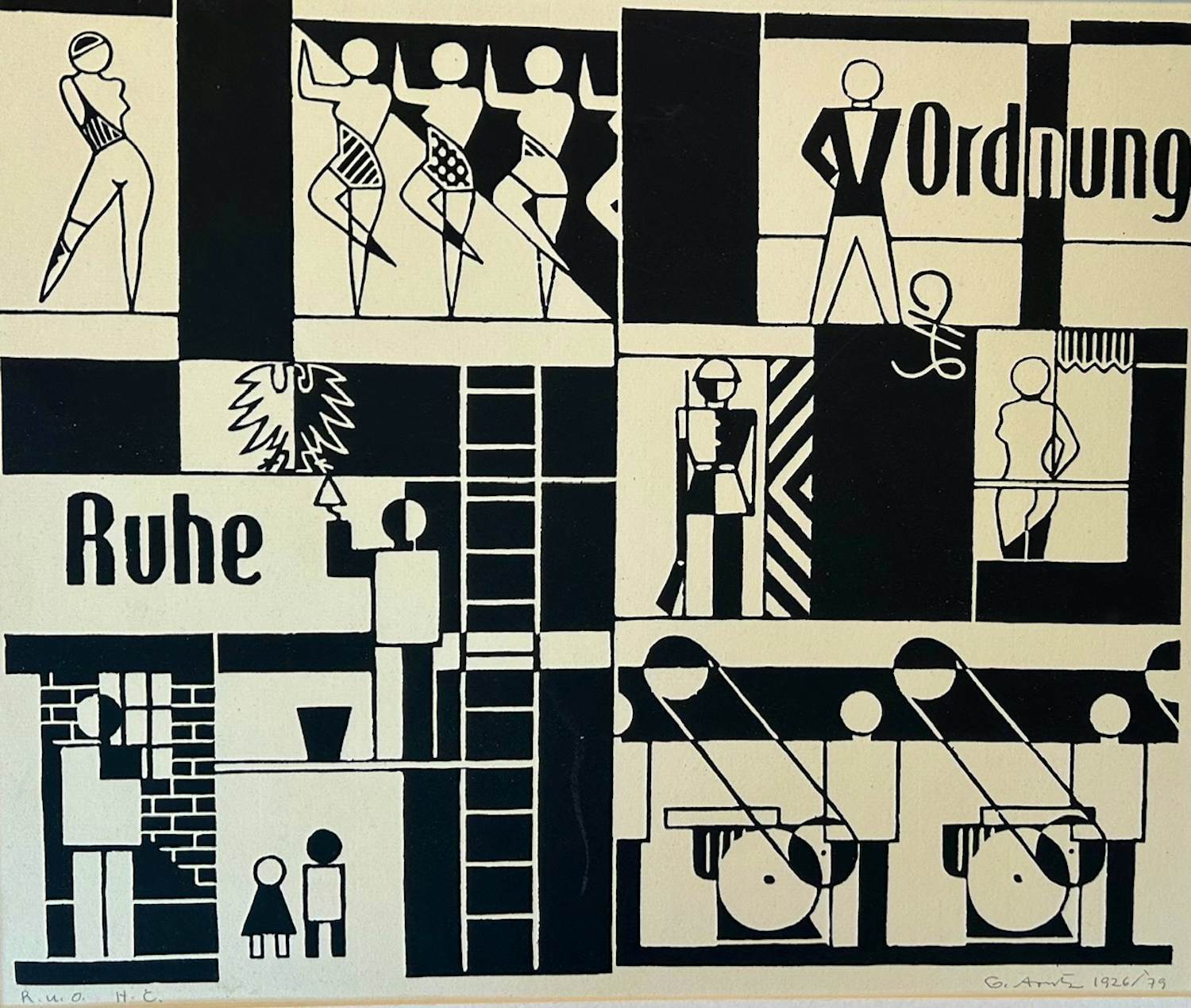 Gerd Arntz - Ruhe und Ordnung kopen? Bied vanaf 60!