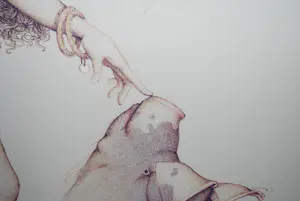 Michael Parkes - zeer grote en zeldzame affiche op karton, prachtig ingelijst - kopen? Bied vanaf 95!