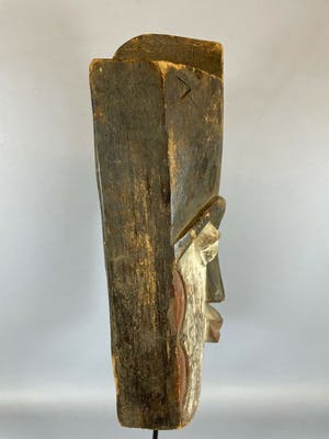 Ibibio - 210819 - Tribal used Rare African Ibibio mask - Nigeria. kopen? Bied vanaf 65!