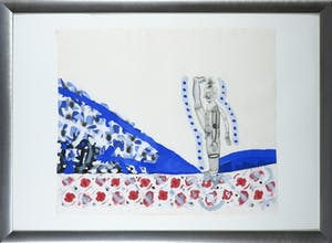 Anton Constantin Sevtov - Gemengde techniek op papier, Zonder titel - Ingelijst kopen? Bied vanaf 1!