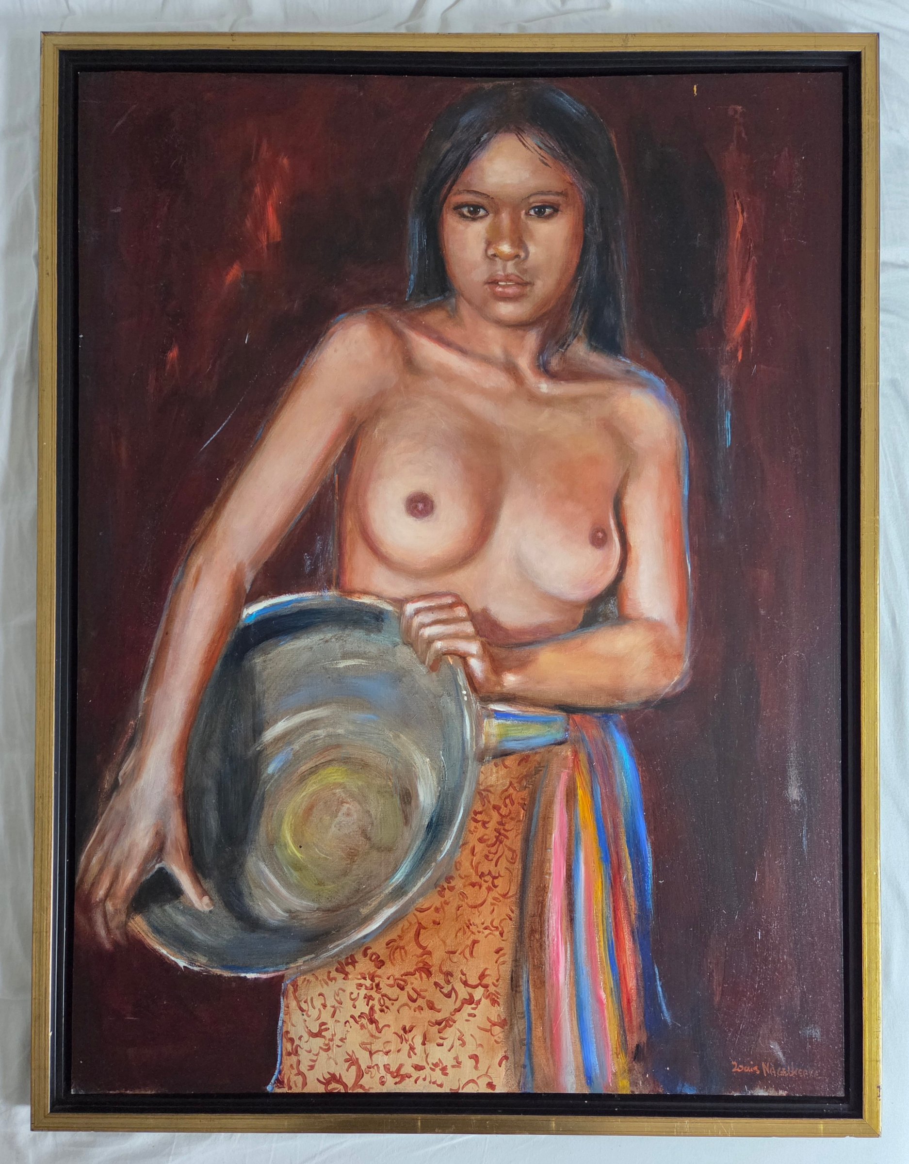 Buy Louis Nagelkerke - Portret vrouw. Naakt.? Bid from 699!