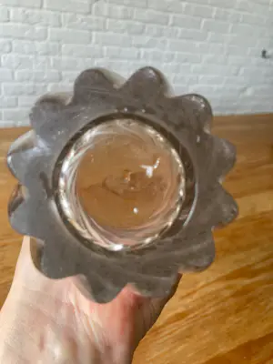 Murano Glas - Gedraaide Murano vaas, zeer zwaar, 1960 kopen? Bied vanaf 35!