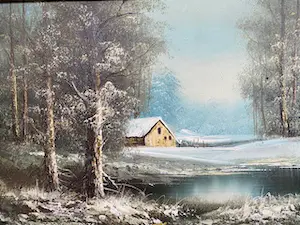 Niet of onleesbaar gesigneerd - Winters landschap kopen? Bied vanaf 1!