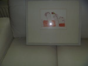 Karin Campfens - kleurenets , 31/250 - fraai ingelijst kopen? Bied vanaf 35!