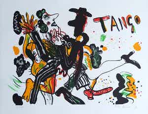 Anton Martineau - TANGO - Litho op papier verkocht voor € 65!