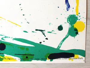 Sam Francis - "Poèmes dans le ciel" 1986 - Lithographie auf Rives-Velin kopen? Bied vanaf 120!