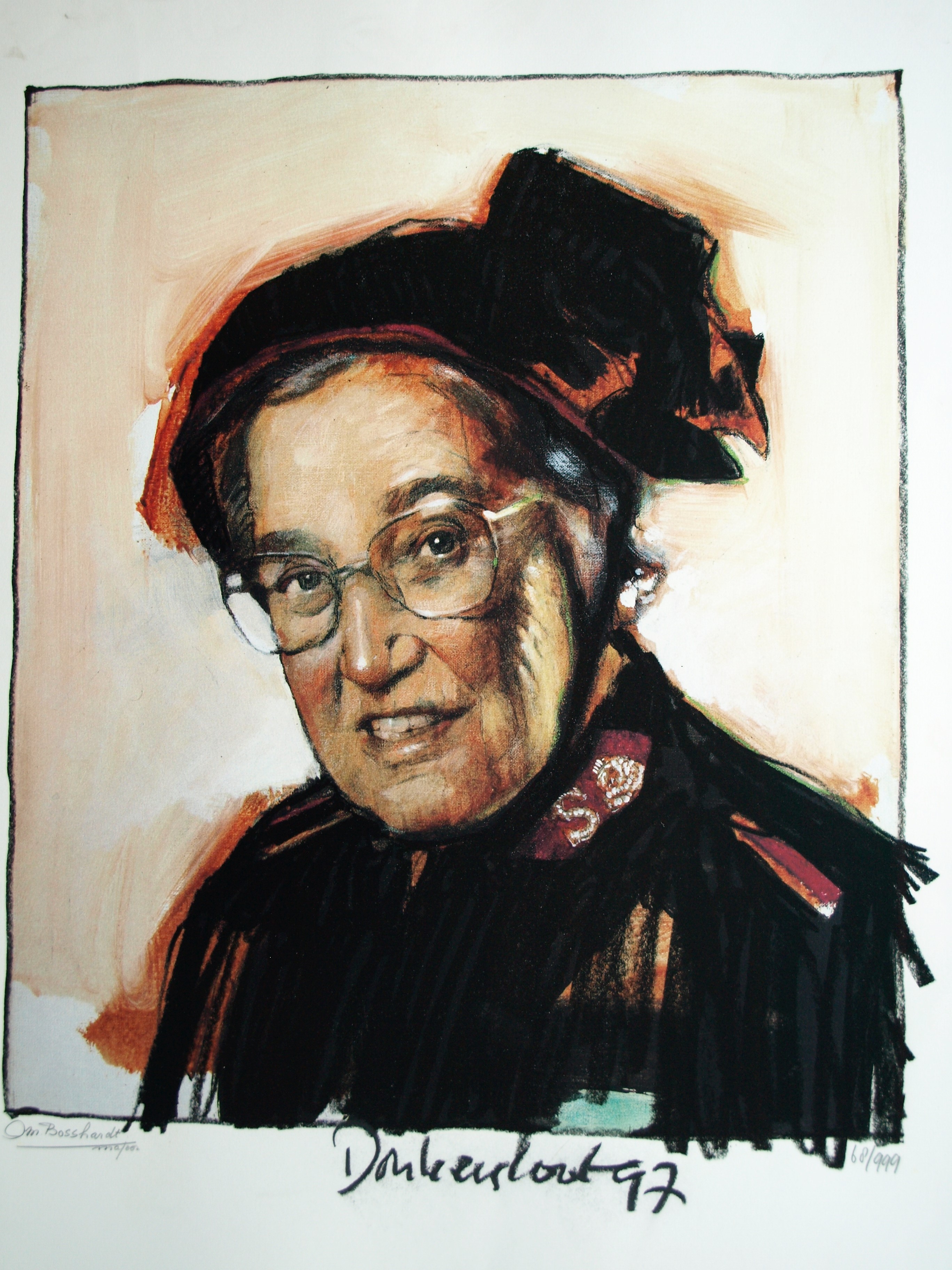 Peter Donkersloot - Litho , Majoor Bosshardt – gesigneerd – 1997 kopen? Bied vanaf 1!