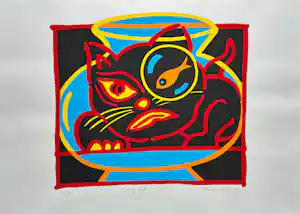 Marijke van Os - Crazy cat verkauft für € 35!