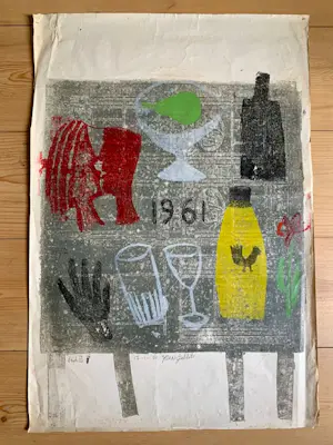 Klaas Gubbels - Tafel met advocaat kaufen? Bieten Sie von 150!