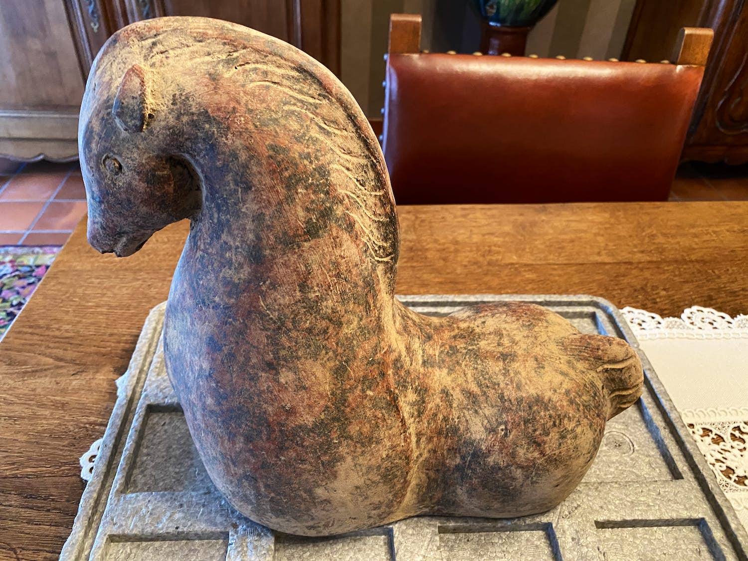 Niet of onleesbaar gesigneerd - voorstelling paard verkocht voor € 1!