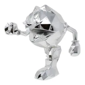 Richard Orlinski - PAC-MAN: The official sculpture - Silver Chrome (18 cm) kopen? Bied vanaf 89!