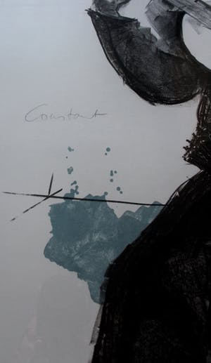 Constant - Grote ingelijste litho: Giet Niño Ricardo(mooie lijst!!) kopen? Bied vanaf 795!