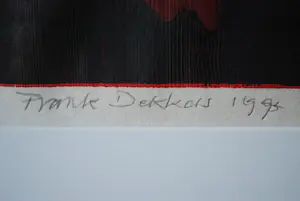 Frank Dekkers - (Berg)landschap - grote houtsnede - nr. 1 uit slechts 10 ex. - kopen? Bied vanaf 75!