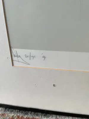 Arty Grimm - Zeefdruk - Gesigneerd - ingelijst - Nr. 25 kopen? Bied vanaf 85!