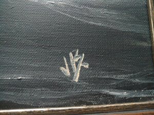 Niet of onleesbaar gesigneerd - Friese Platbodem op zee of Fries meer kopen? Bied vanaf 10!