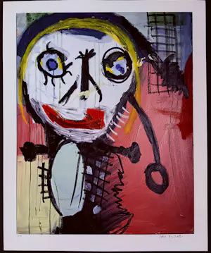 Buy Paul Indrek Kostabi - Grade School, 2012, gesigneerd, E.A.? Bid from 59!