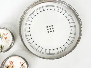 Villeroy en Boch - 4 Art Deco schaaltjes/ onderzetters kopen? Bied vanaf 20!