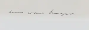 Han van Hagen - Inkttekening, Sigaren - Ingelijst kopen? Bied vanaf 1!