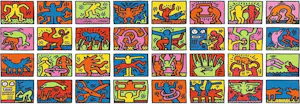 Keith Haring - mega puzzel (32.000 stukjes !!) kopen? Bied vanaf 900!
