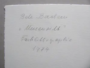 Bele Bachem - " MUSENRITT " 1974 signiert kopen? Bied vanaf 100!