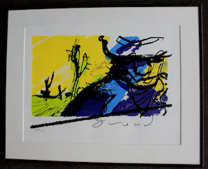 Herman Brood - Ingelijste zeefdruk: Bono kopen? Bied vanaf 375!