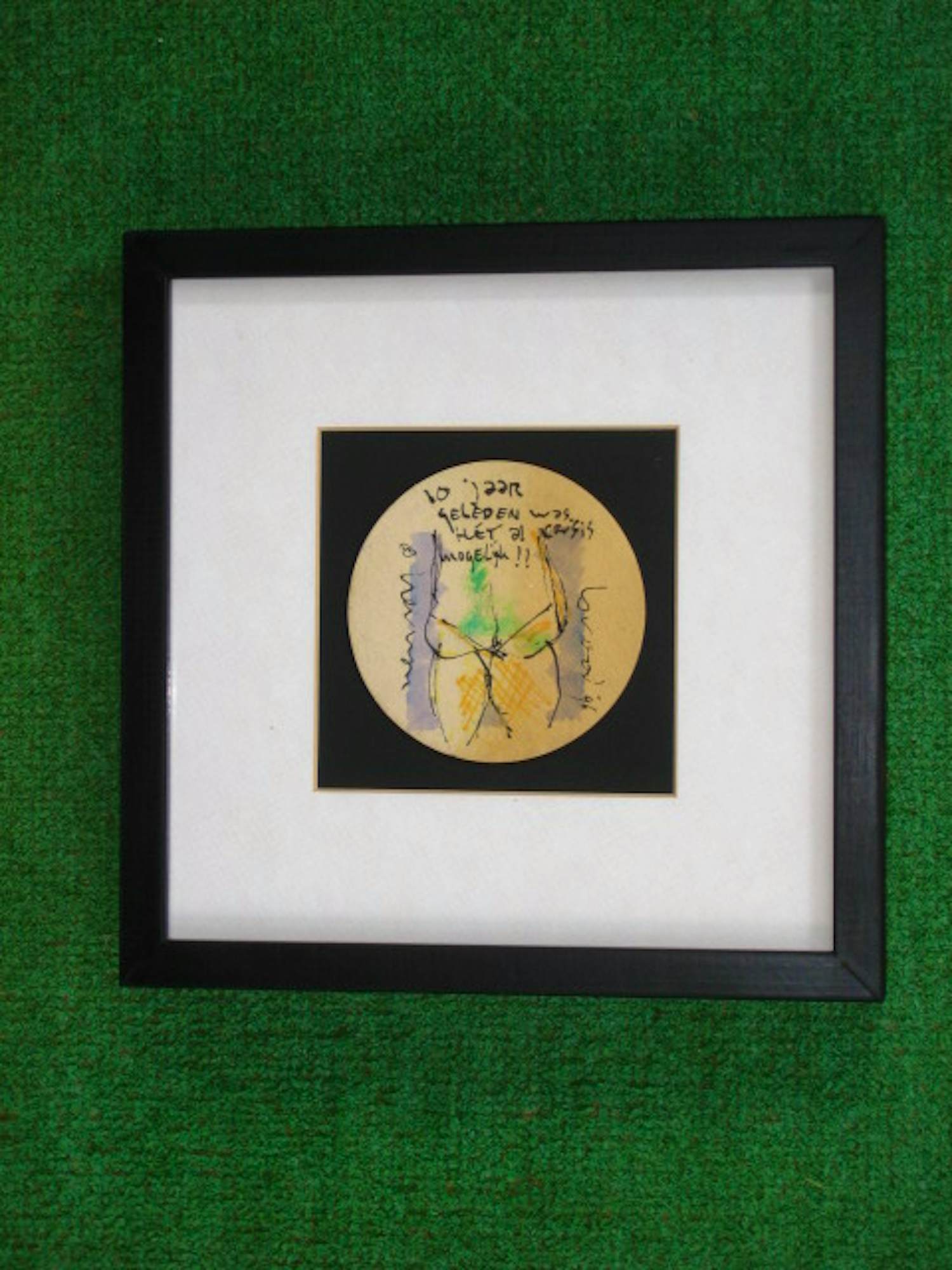 Herman Brood - Stifttekening op Bavaria bierviltje. kopen? Bied vanaf 125!